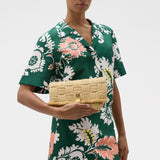 Oroton Etta Medium Clutch Textre | Natural (PRE-ORDER)