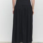Sarah Cotton Maxi Skirt Black