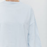 Max Cotton Oversize Tee Powder Blue