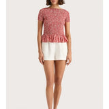 Faithfull Deboni Top | Allura Floral Red