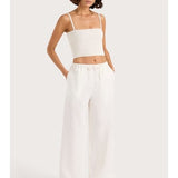Faithfull Jones Pant | White