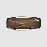 Oroton Miriam Crackle Day Bag | Dark Chocolate