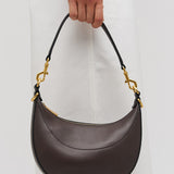 Oroton Florence Small Shoulder Bag | Mahogany (PRE-ORDER)
