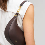 Oroton Florence Small Shoulder Bag | Mahogany (PRE-ORDER)