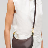 Oroton Florence Small Shoulder Bag | Mahogany (PRE-ORDER)