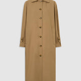 Oroton Reverse Check Mac | Camel