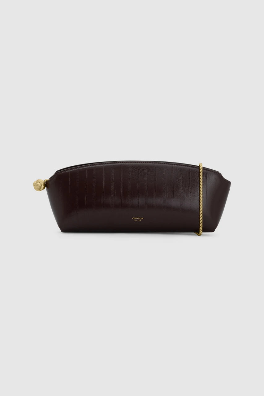 Oroton Naia Texture Clutch | Mulberry