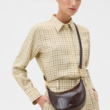 Oroton Florence Small Shoulder Bag Texture | Mulberry