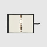 Oroton Fife A5 Notebook | Black