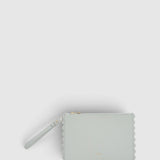Oroton Broidery Pouch Smooth | Frost (PRE-ORDER)