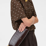 Oroton Naia Texture Clutch | Mulberry