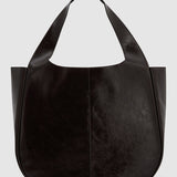 Oroton Emilia Large Tote Crackle | Dark Chocolate