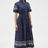 Oroton Floral Bandana Shirt Dress | North Sea