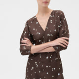 Oroton Mini Daisy Day Dress | Milk Chocolate (PRE-ORDER)