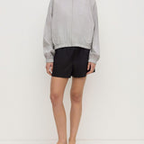 Assembly Label Phoenix Cotton Drawstring Jacket | Cream Check