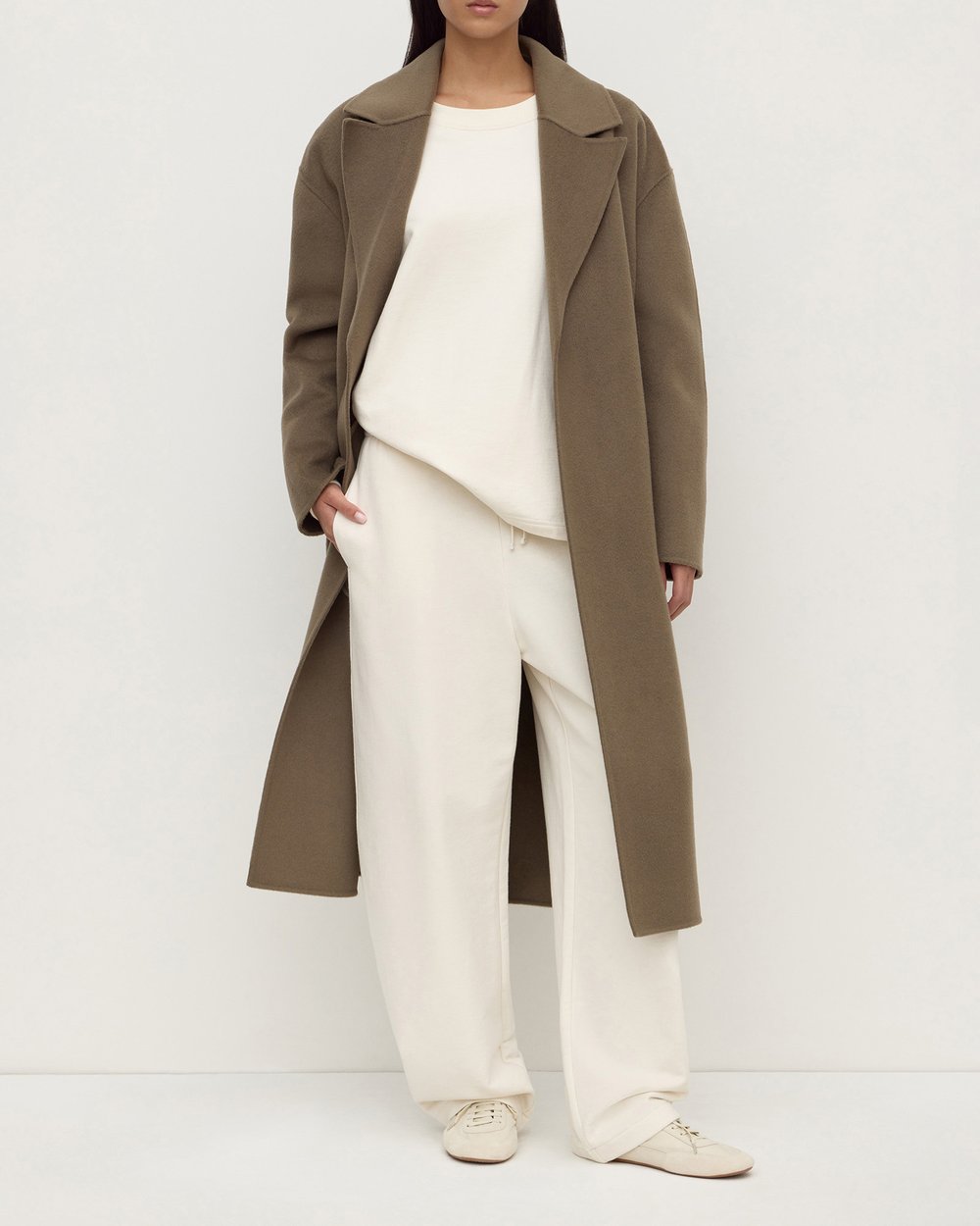 Assembly Label Ivy Wool Coat | Dark Sage