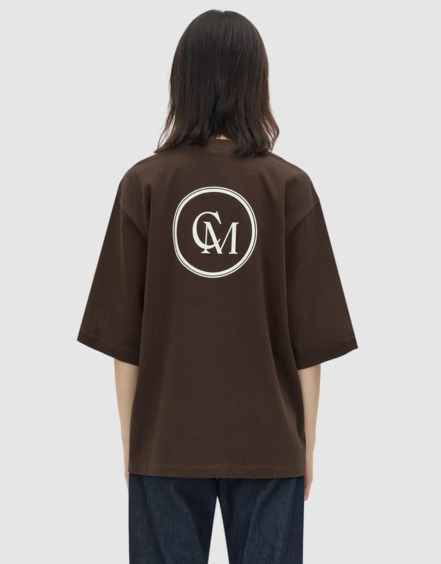 Camilla and Marc Bonnie V-Neck Graphic Tee | Espresso
