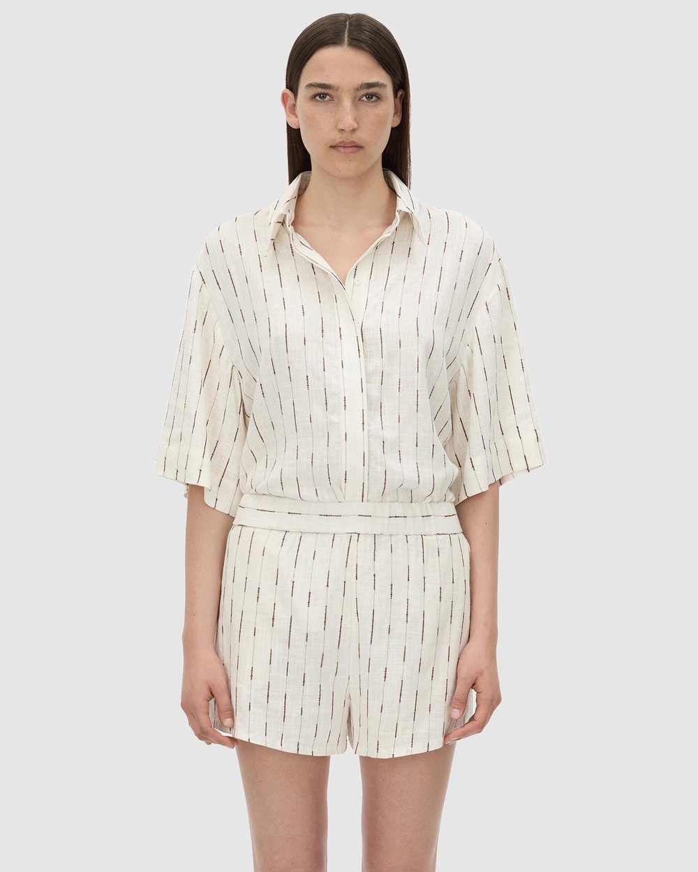 Camilla and Marc Uma Short Sleeve Shirt | Cream
