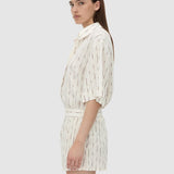 Camilla and Marc Uma Short Sleeve Shirt | Cream