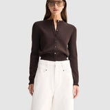 Elka Collective Penny Knit Cardigan | Chocolate