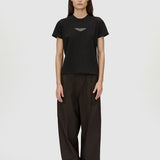 Camilla and Marc Janice Neat Fit Logo Tee | Black