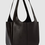 Oroton Emilia Tote Crackle | Dark Chocolate