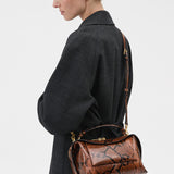 Oroton Mica Bowler | Copper Snake (PRE-ORDER)