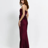 Effie Kats Indira Gown | Wine (PRE-ORDER)