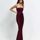 Effie Kats Indira Gown | Wine (PRE-ORDER)