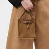 Oroton Margot Tiny Bucket Bag Suede | Teak (PRE-ORDER)