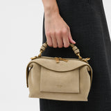 Oroton Mica Mini Bowler Suede | Caper (PRE-ORDER)