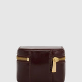 Oroton Indi Travel Jewellery Mini Case Crackle | Copper