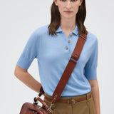 Oroton Mica Bag Strap Veg Leather | Dark Chestnut