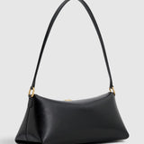 Oroton Allegra Medium Clutch Crackle | Black