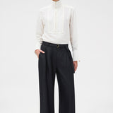 Oroton Belt Detail Pant | Black