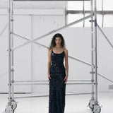 Effie Kats Kenzio Gown | Black Sequin