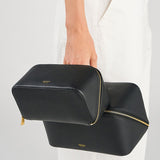 Oroton Fife Large Beauty Case | Black