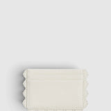 Oroton Broidery Credit Card Sleeve | Warm White (PRE-ORDER)