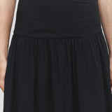 Sarah Cotton Maxi Skirt Black