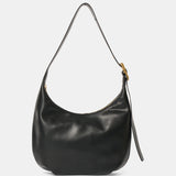 Brie Leon Large Everyday Croissant Buckle Bag | Black