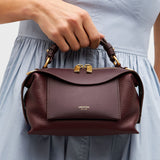 Oroton Mica Mini Bowler | Currant