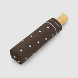 Oroton Bamboo Small Umbrella | Chocolate Dot