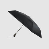 Oroton Logo Small Umbrella | Black/Black