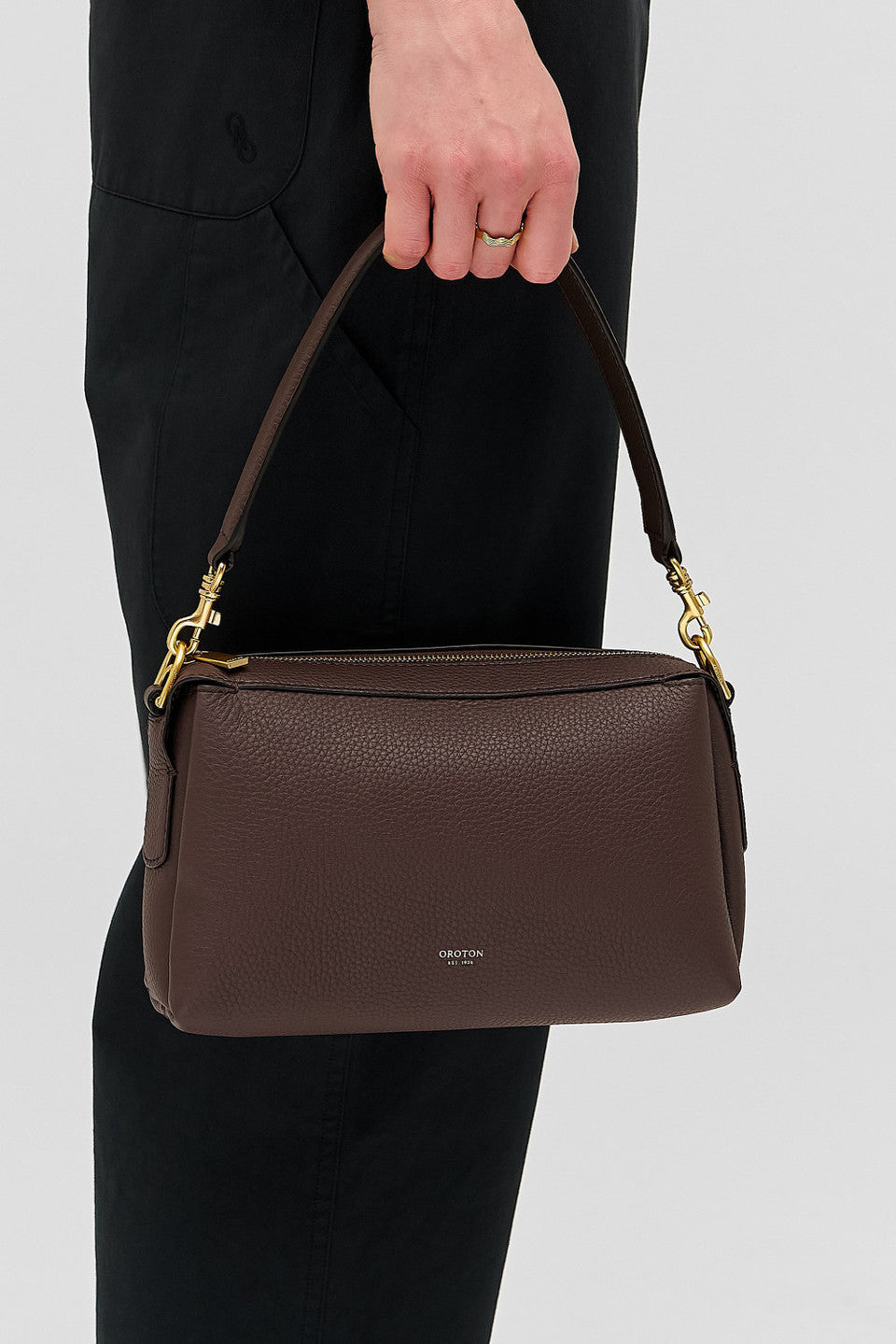 Oroton Alice Crossbody | Chocolate (PRE-ORDER)