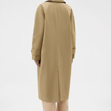 Oroton Reverse Check Mac | Camel