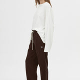 Camilla and Marc Zylus Track Pant | Chocolate/White