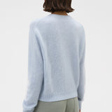 Oroton Cashmere Blend Cardigan | Soft Blue