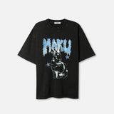Maku Blue Bunny Oversized Tee