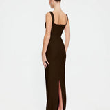 Effie Kats Marbella Gown | Coffee