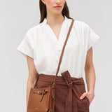 Oroton Margot Tiny Bucket Bag | Whisky (PRE-ORDER)